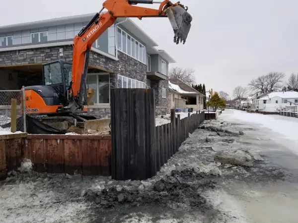 Types of Sheet Piling Applications - Huron Pointed Seawalls