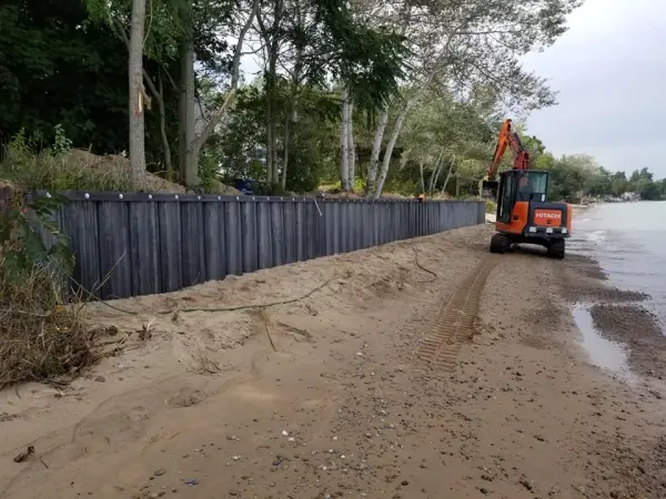 Breakwall Installation and Repair - Huron Point Seawalls 1